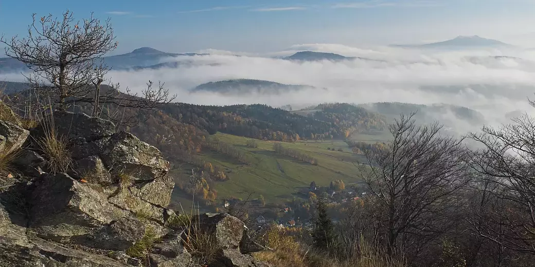 CHKO Lužické hory z dronu.